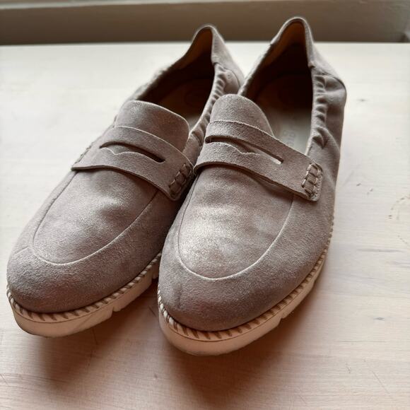 Paul Green Sally Penny Loafer in Cachemire Suede Metallic Size US 8 / AT5.5 - Picture 9 of 14